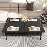 Lift Top Coffee Table With 2 Drawers With Hidden Storage Compartment For Living Room - Furniture Home Direct