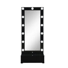 Elisa - Narrow Tall Mirror With Speaker And Drawer - Furniture Home Direct