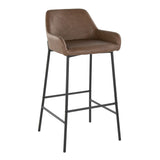 Daniella - Contemporary Fixed Height Barstool (Set of 2) - Furniture Home Direct