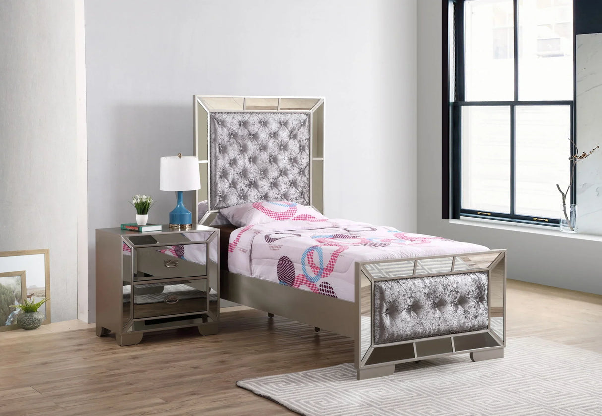 Stylish Contemporary Bed With Minimalist Design - Furniture Home Direct