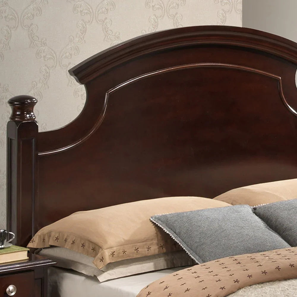Bed Hand Carved Traditional - Furniture Home Direct