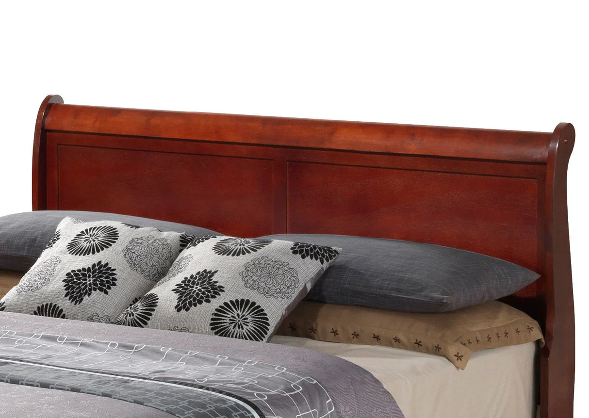 Sleigh Bed With Low Footboard - Furniture Home Direct