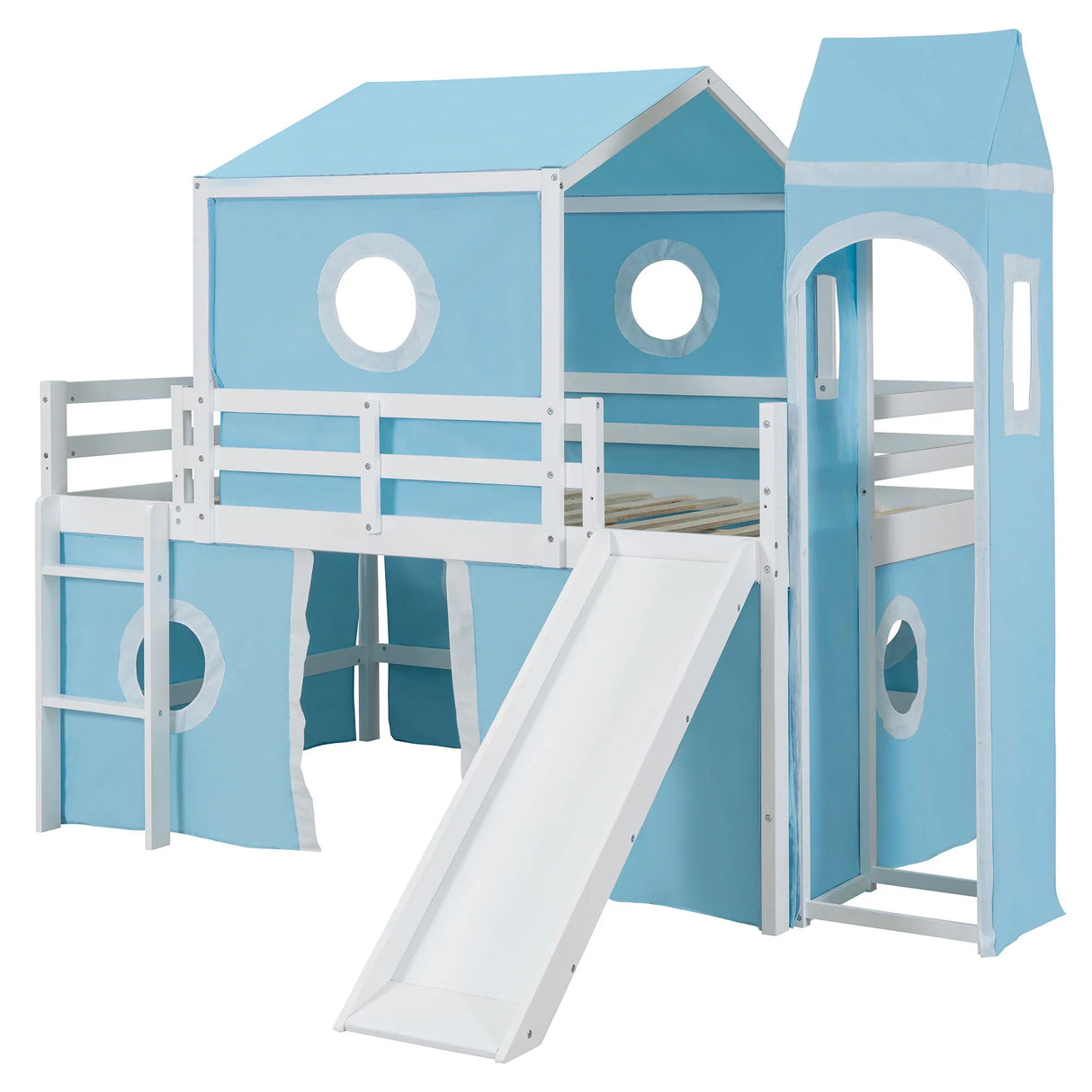 Loft Bed & Slide Tent And Tower - Furniture Home Direct
