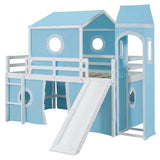 Loft Bed & Slide Tent And Tower - Furniture Home Direct