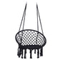 Macrame Hanging Hammock Chair, Cotton Rope Swing For Indoor And Outdoor Use - Furniture Home Direct