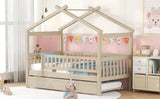 Creativity House Bed With Twin Size Trundle - Furniture Home Direct