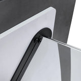 Dining Table Marble Pattern Slab With Butterfly Legs Black - Furniture Home Direct