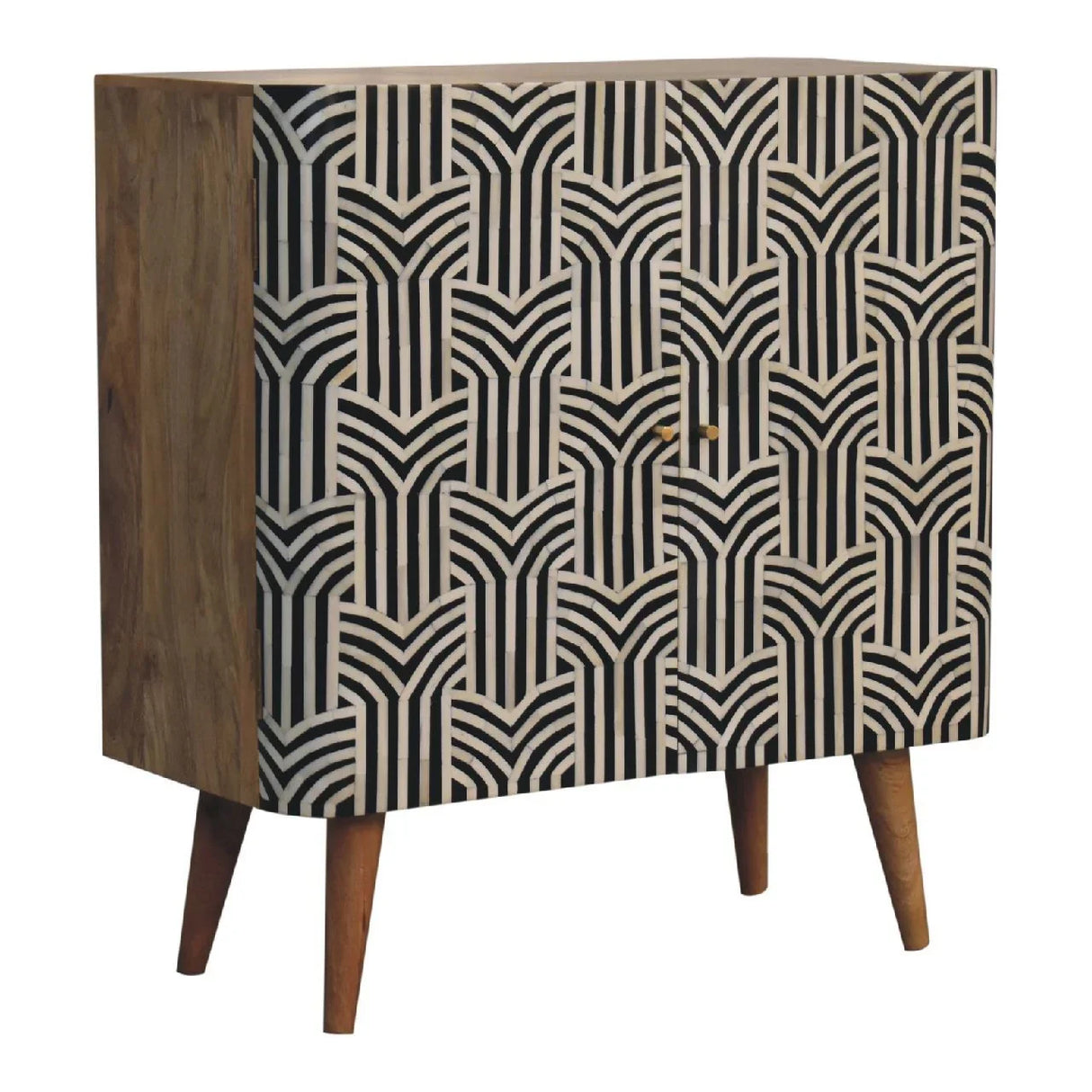 Edessa Bone Inlay Cabinet - Furniture Home Direct
