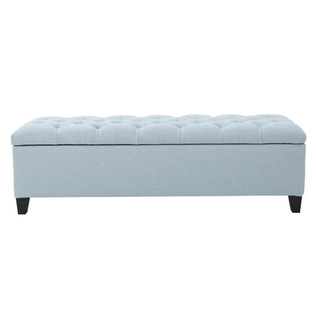 Glouster - Contemporary Storage Ottoman With Button Tufted Design