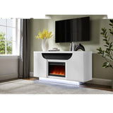 Alessia - Electric Fireplace With Multi Color LED And Flame Settings - Furniture Home Direct