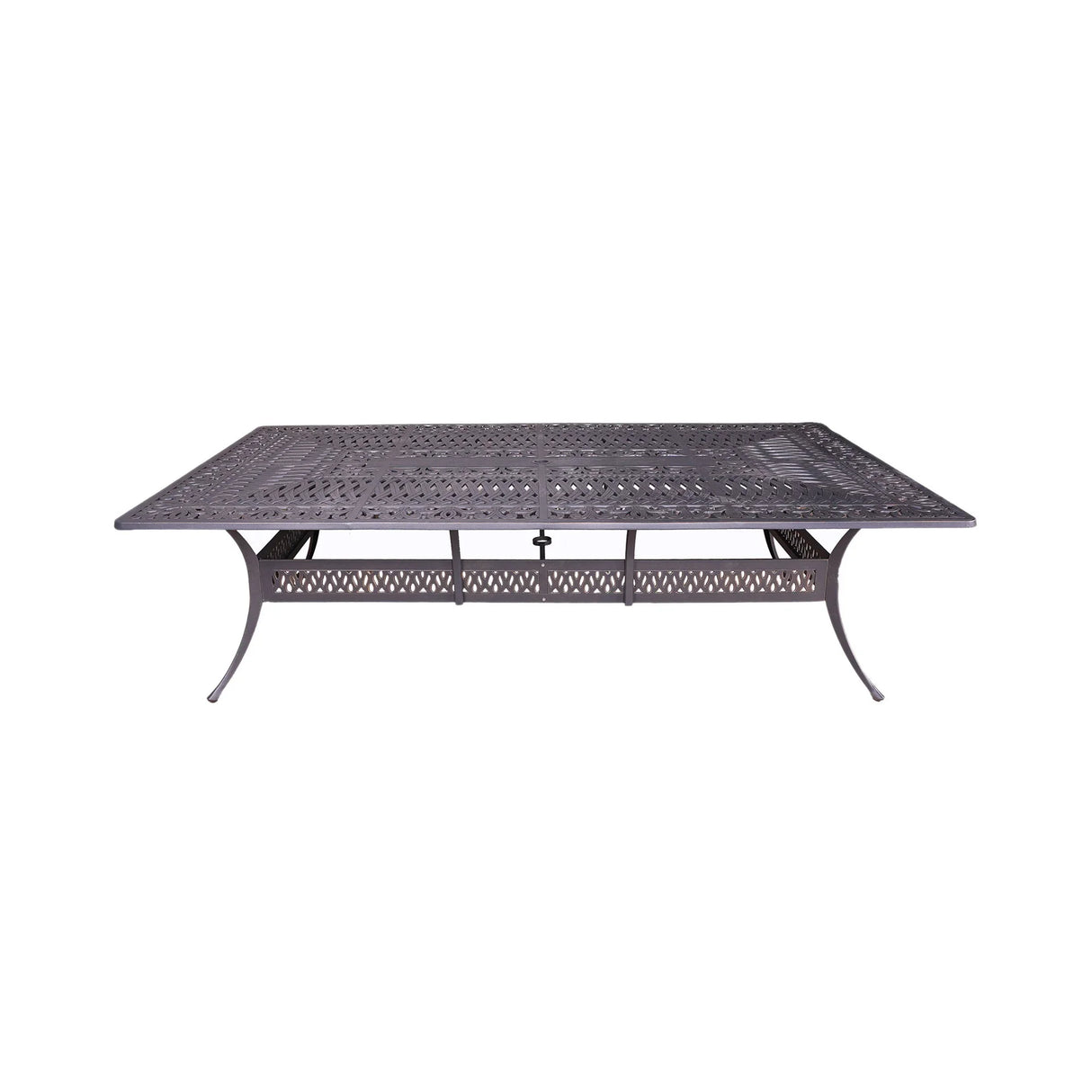 Rectangular Metal Dining Set With Cushions - Furniture Home Direct