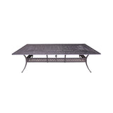 Rectangular Metal Dining Set With Cushions - Furniture Home Direct