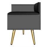 Modern Shoe Cabinet - Black - Furniture Home Direct