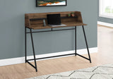 Computer Desk For Home Office, Laptop, Storage Shelves, Marble Look Contemporary & Modern - Furniture Home Direct