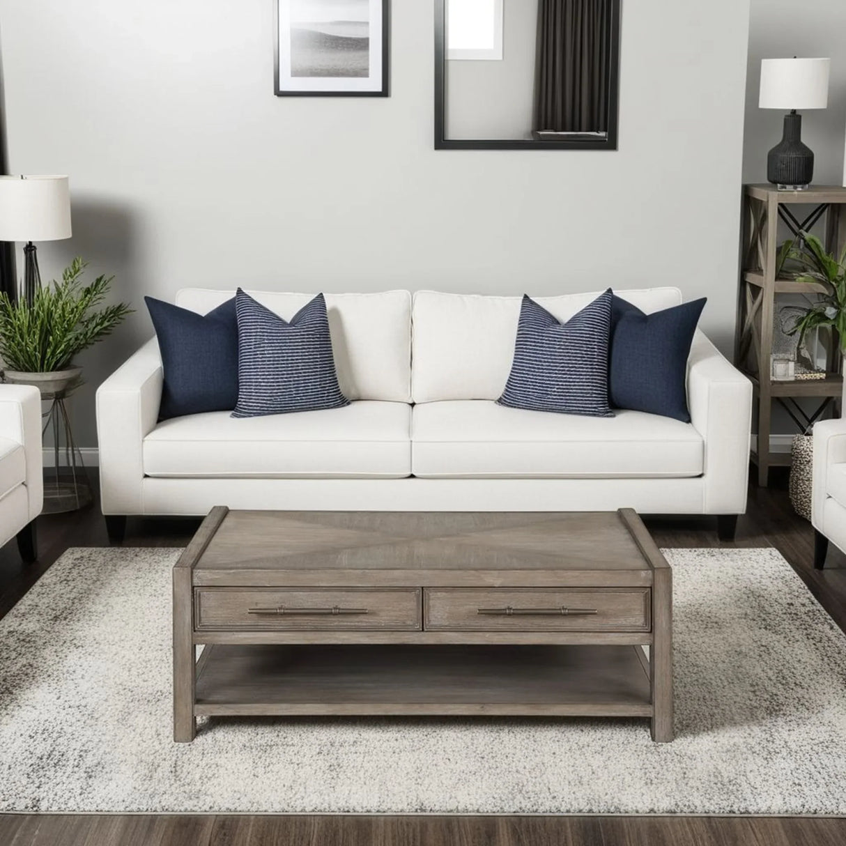 Cypress Lane - Coffee Table - White Oak - Furniture Home Direct