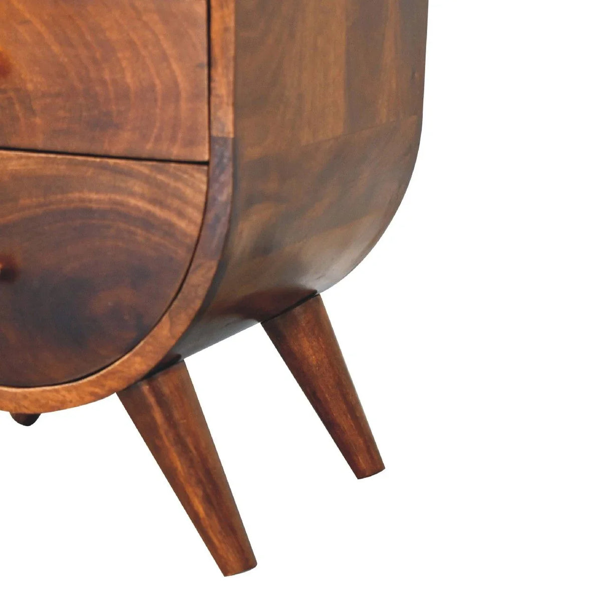 Split - Bedside Table - Chestnut - Furniture Home Direct