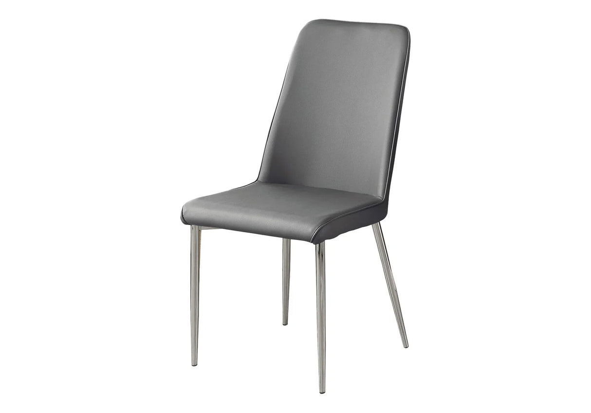 Dining Chair, Side, Upholstered For Dining Room, Contemporary (Set of 2) - Furniture Home Direct