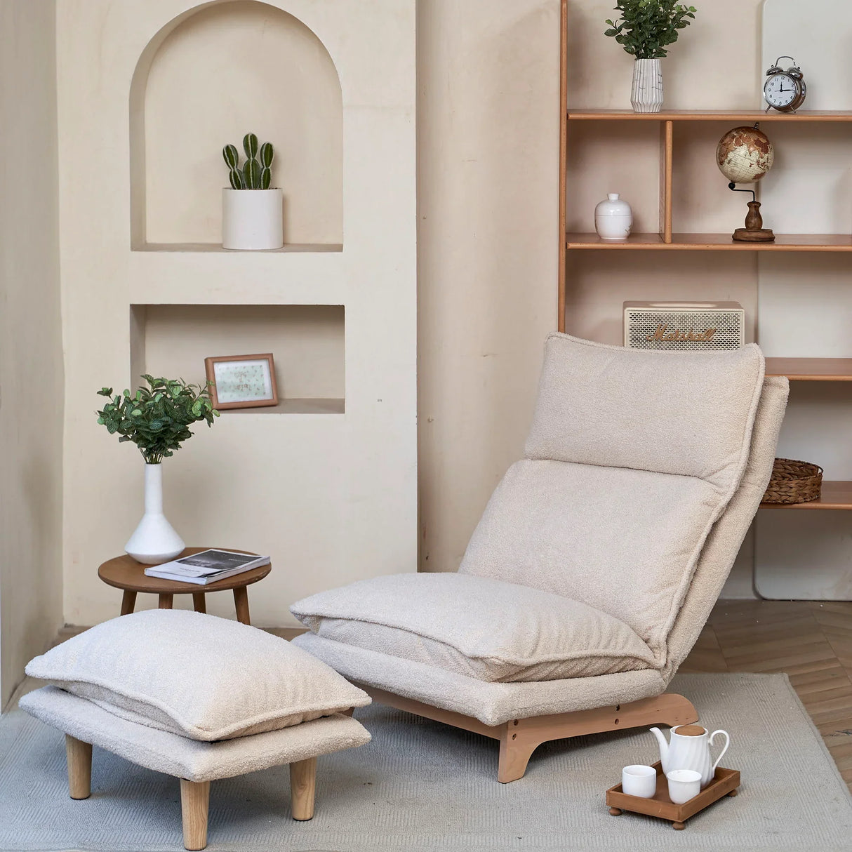 Single Lazy Sofa Chair Leisure Foldable Reclining Chair - Furniture Home Direct