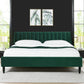 Aspen - Vertical Tufted Modern Headboard Platform Bed Set - Furniture Home Direct