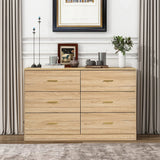 Modern Drawer Dresser For Bedroom, Ample Storage Wide Chest Of Drawers - Furniture Home Direct