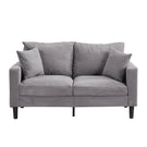 High Resilience Loveseat Sofa With Wooden Frame - Furniture Home Direct