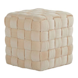Square Braided Ottoman - - Furniture Home Direct