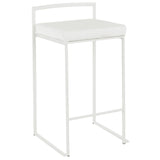 Fuji - Simple Elegance, Contemporary Stackable Counter Stool - Furniture Home Direct