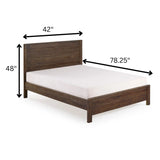 Albany - Bed Frame With Headboard, Heavy Duty Modern Rustic Design - Furniture Home Direct