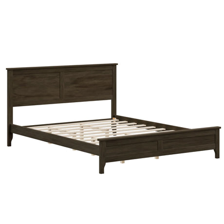 Modern Solid Wood Platform Bed - Furniture Home Direct