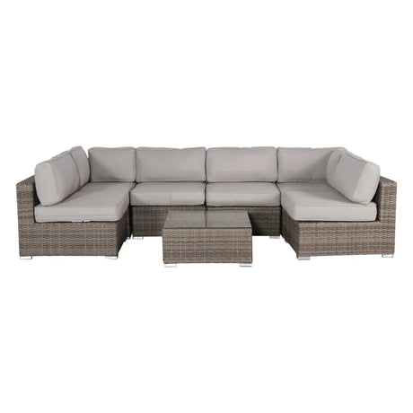 Outdoor Wicker Seating Group With Cushions - Furniture Home Direct