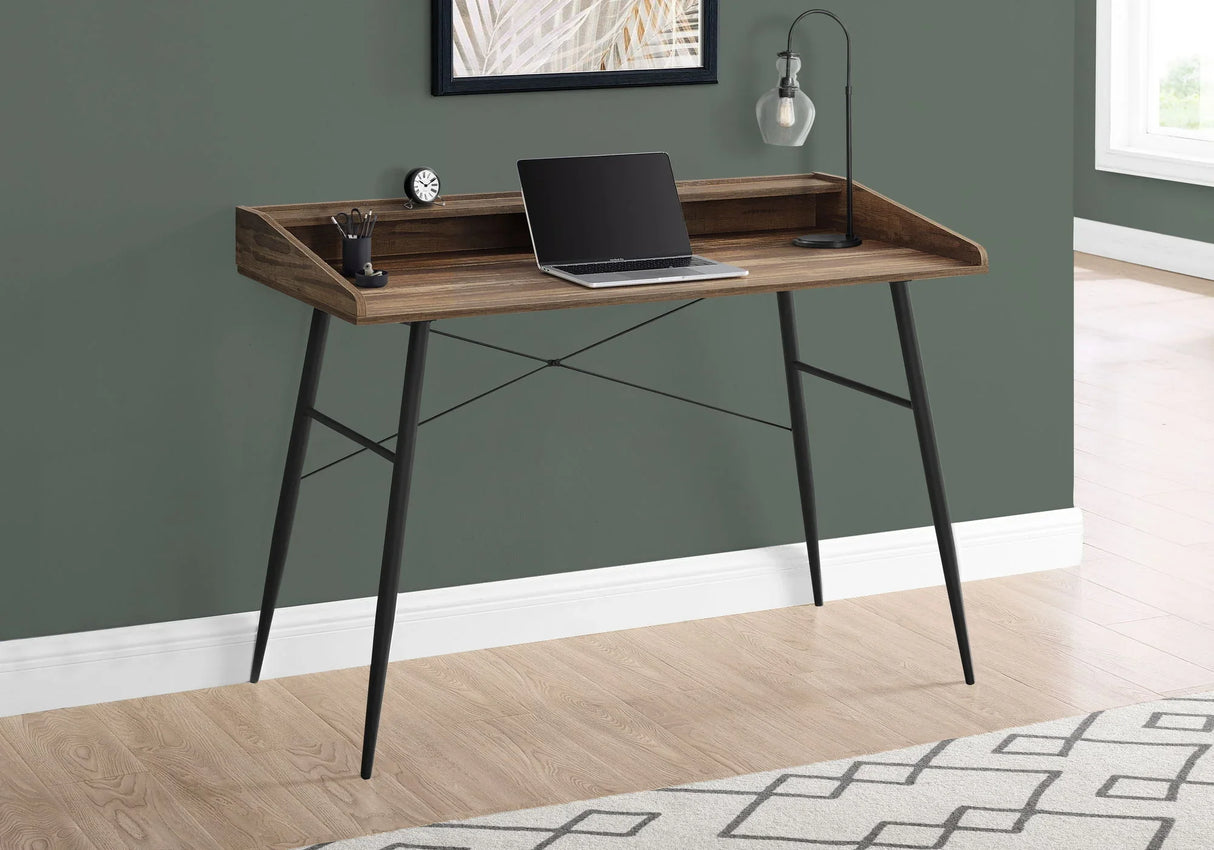 Computer Desk For Home Office, Sturdy Construction, Storage Shelves - Furniture Home Direct