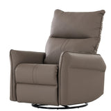 360° Modern Small Rocking Swivel Recliner Chair With Side Pocket - Furniture Home Direct