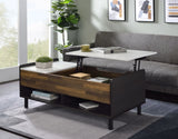 Axel - Printed Faux Marble Coffee Table With Lift Top - Marble - Furniture Home Direct
