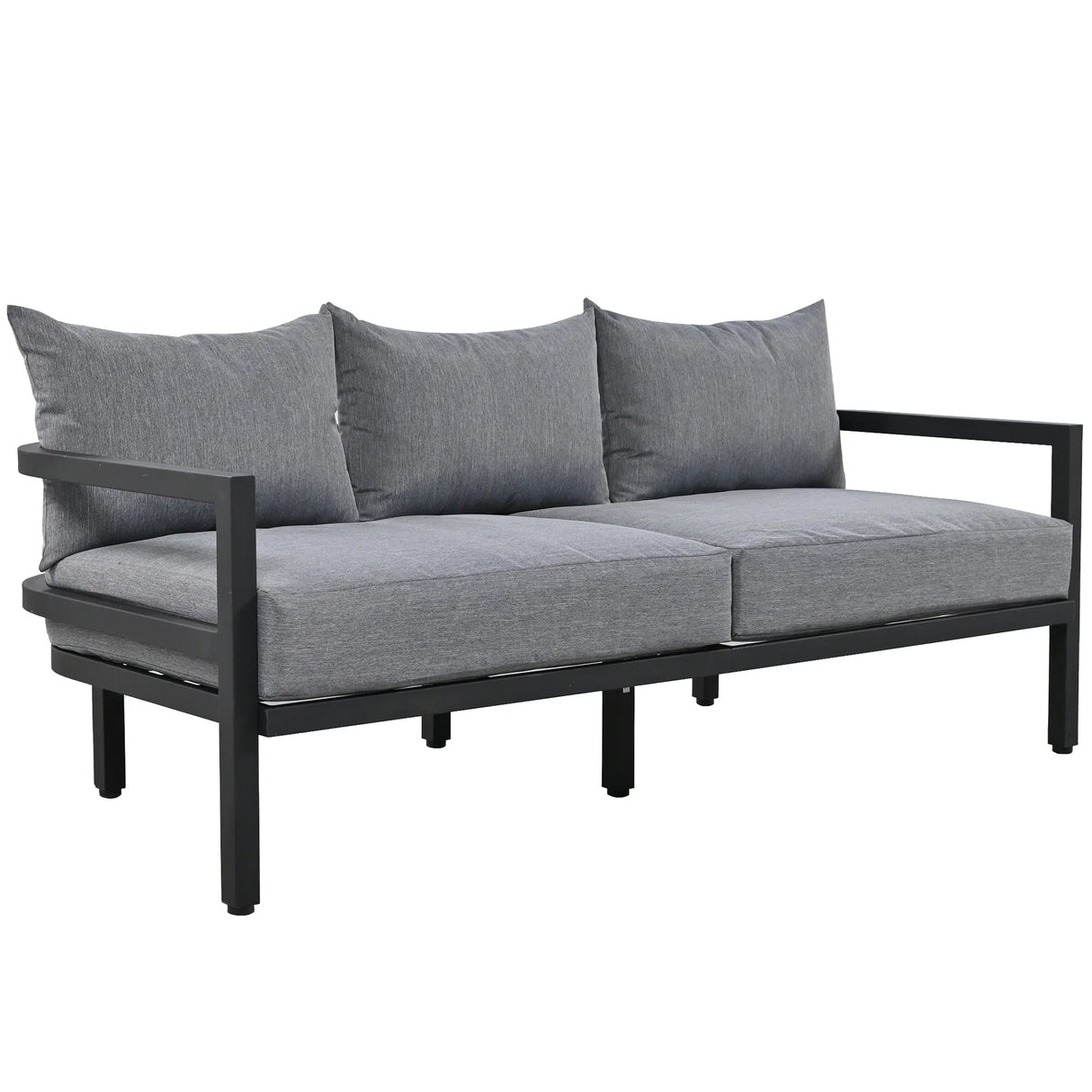 Modern Outdoor Patio Set - Gray - Furniture Home Direct