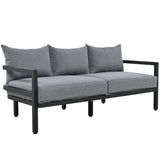 Modern Outdoor Patio Set - Gray - Furniture Home Direct