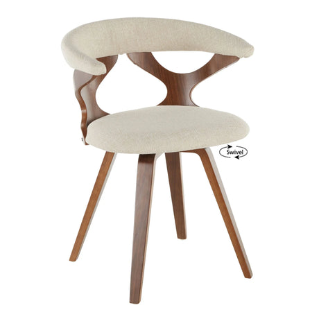 Gardenia - Mid-Century Modern Dining Chair With Swivel - Furniture Home Direct