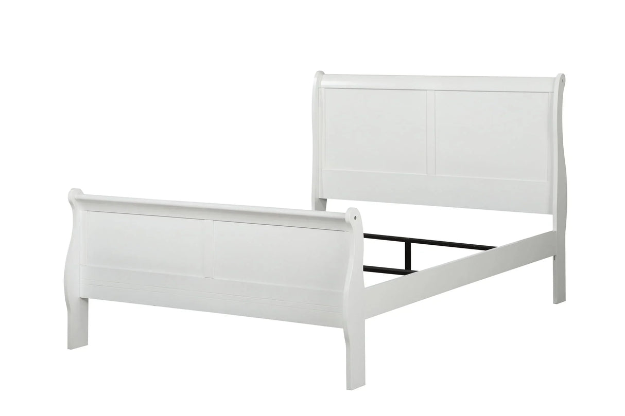Louis Philippe - Sleigh Style Bed - Furniture Home Direct