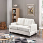 Stylish Transitional Loveseat For Two - Furniture Home Direct