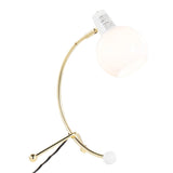 Eileen - Contemporary Task Lamp - Gold / White - Furniture Home Direct