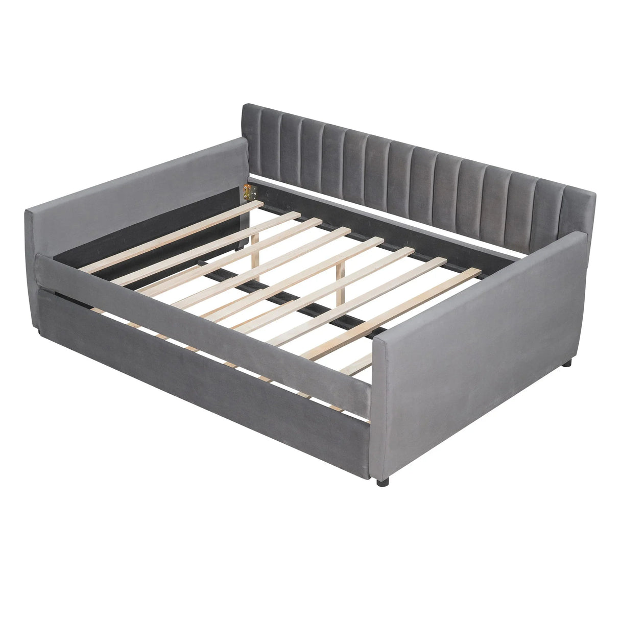 Upholstered Daybed With Slat Support - Furniture Home Direct