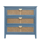 3 Drawer Cabinet, Natural Rattan, American Furniture - Furniture Home Direct