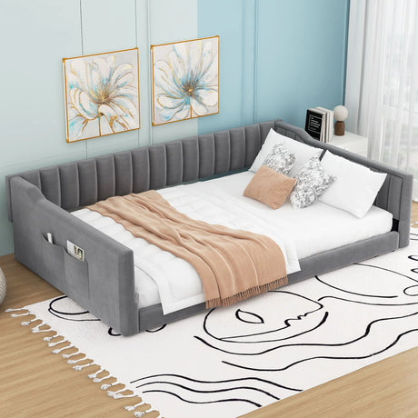 Daybed With Side Storage Pocket - Furniture Home Direct