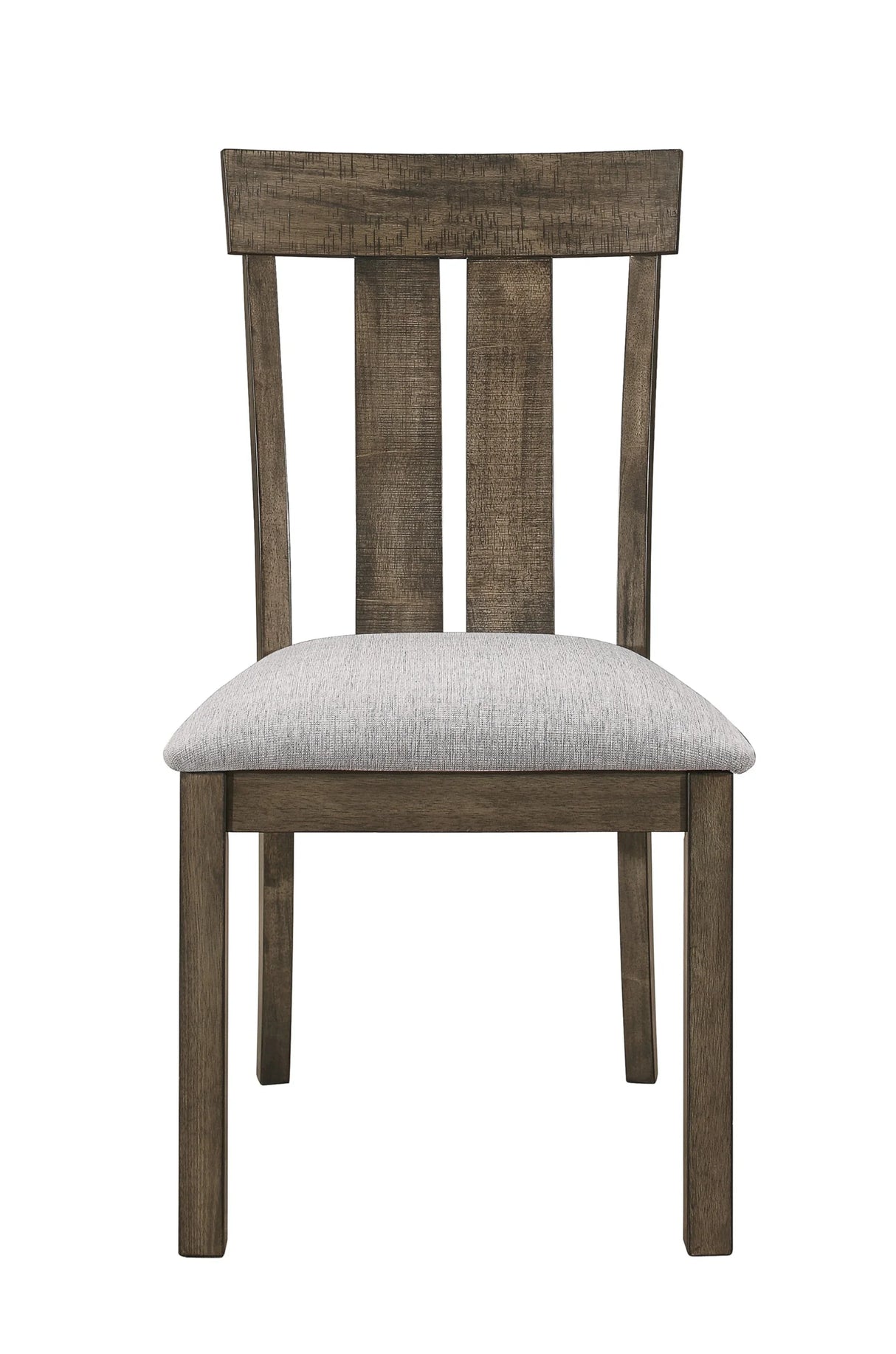 Dining Set Rustic Wood Bench and Upholstered Chairs Brown - Furniture Home Direct