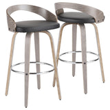 Grotto - Mid-Century Modern Stool (Set of 2) - Furniture Home Direct