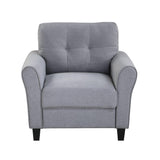 3 Piece Living Room Set Including Sofa, love Seat and Chair - Furniture Home Direct