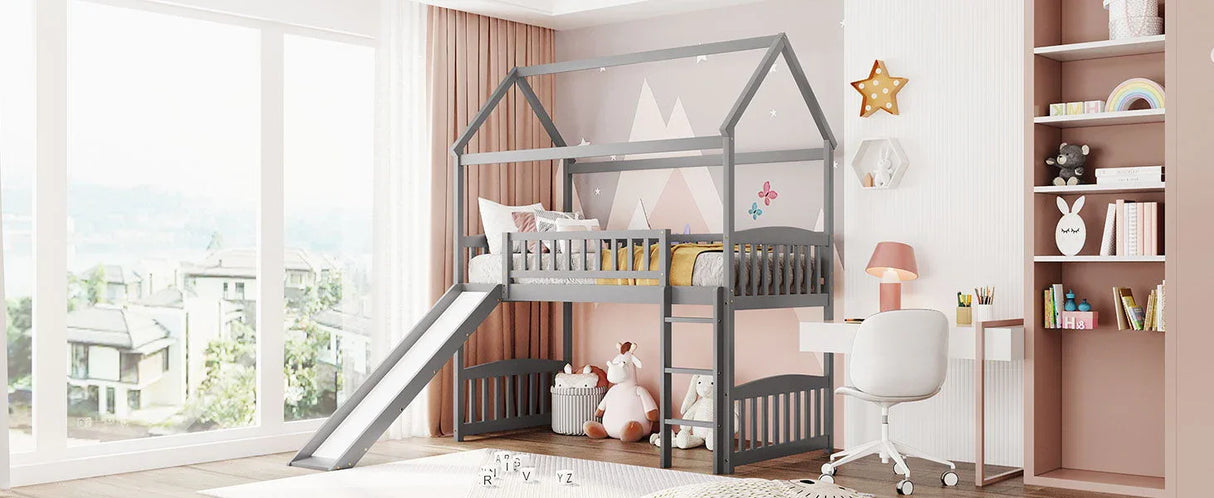 Loft Bed With Slide - Furniture Home Direct