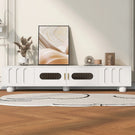 Modern TV Stand For TVs Up To 80", 2 Drawers And Cabinet - Furniture Home Direct