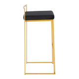 Fuji - Contemporary / Glam & Quality Construction Barstool - Furniture Home Direct