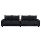 Modern 4 Seater Corduroy Sofa Couch With USB Ports And Hidden Storage - Furniture Home Direct