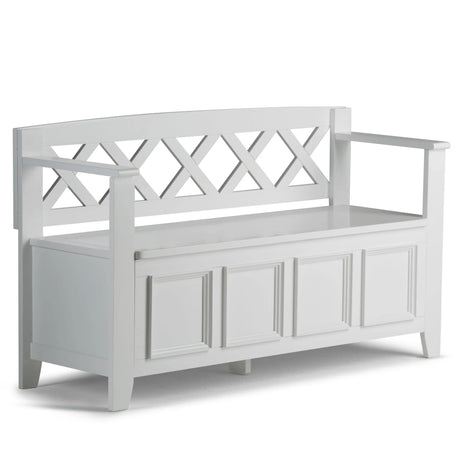 Amherst - Handcrafted Entryway Storage Bench - Furniture Home Direct